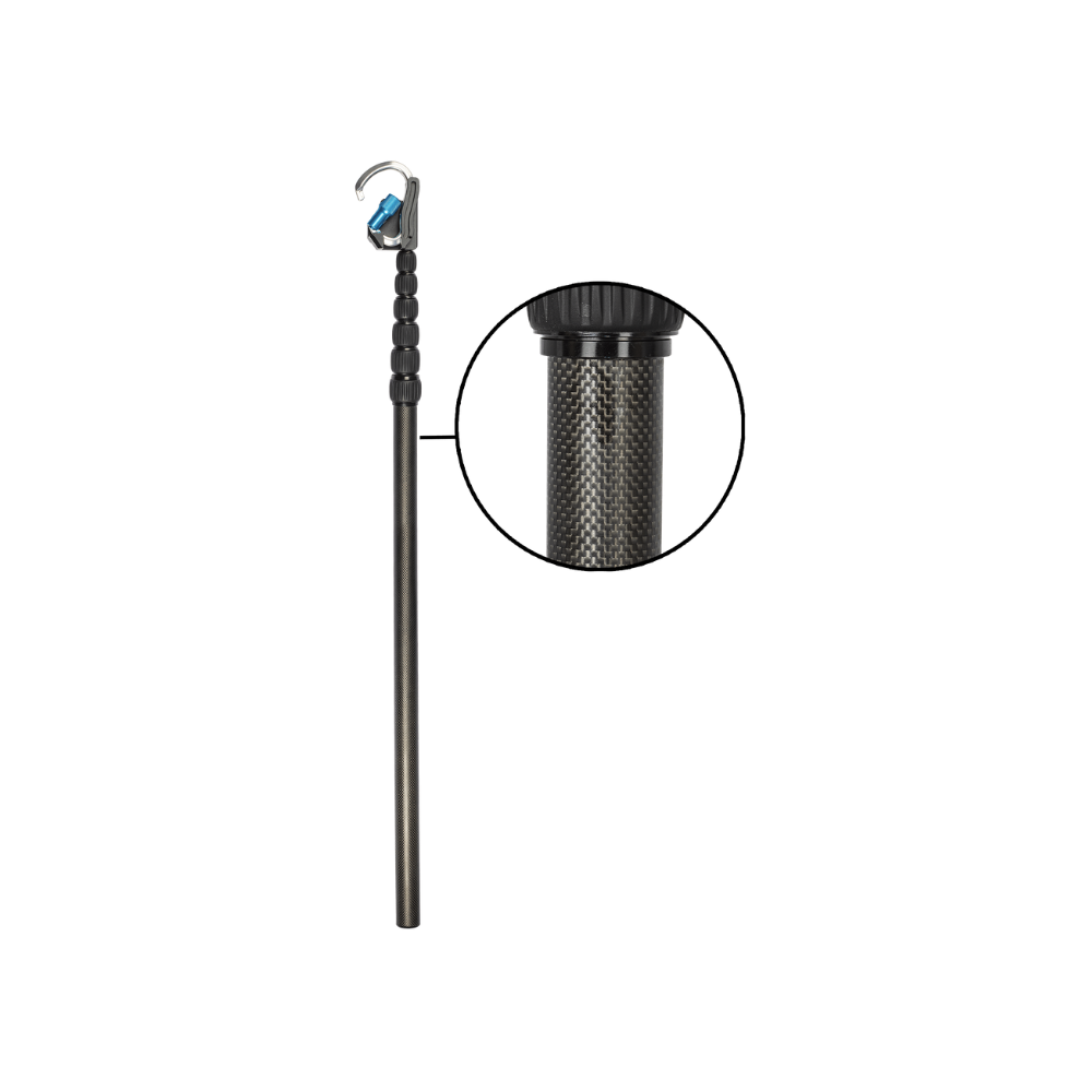 Falltech Adjustable-reach Carbon Fiber Rescue Pole with Carabiner from GME Supply